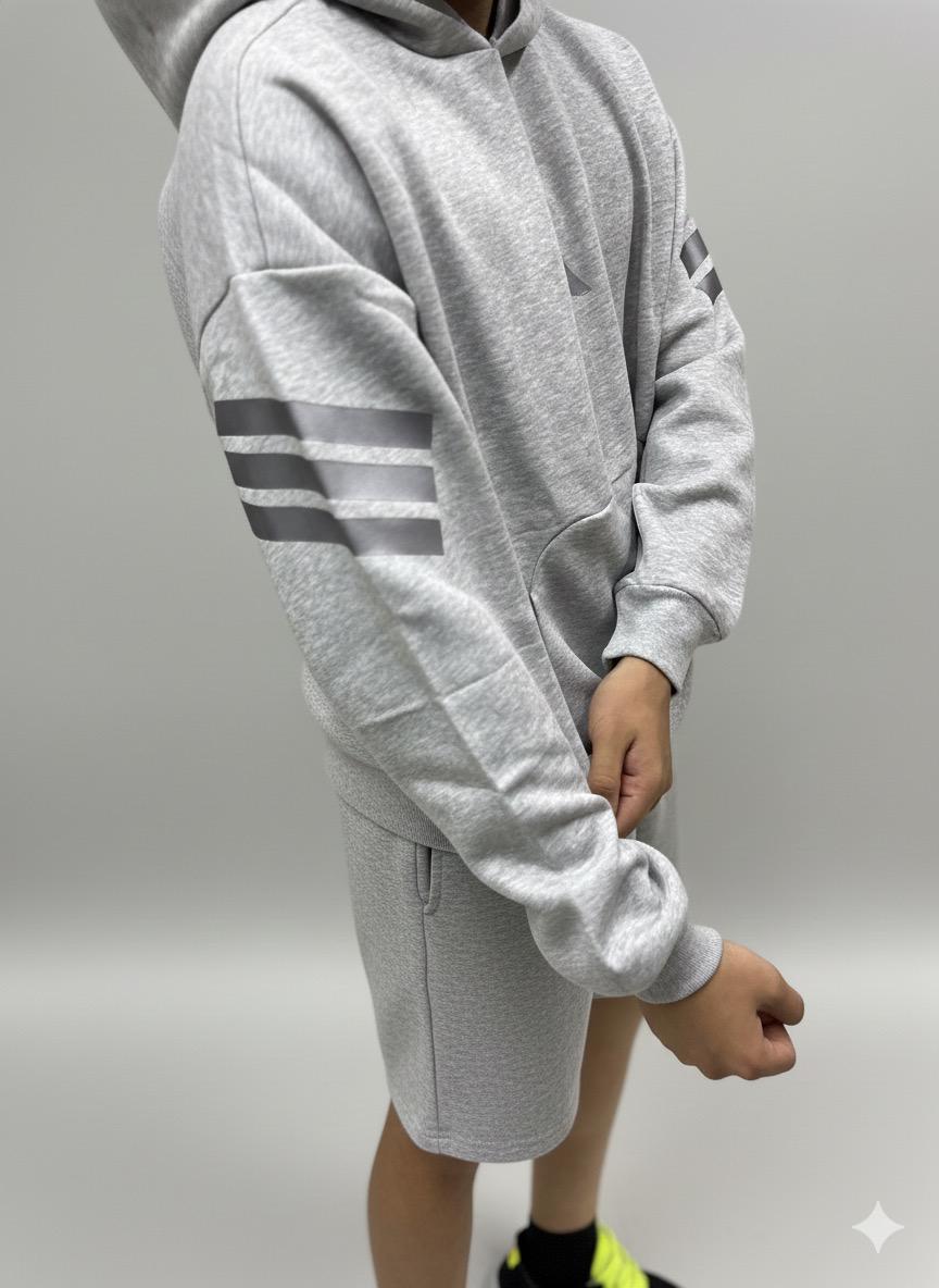 Sudadera con Gorro Future Icons 3 Franjas - Image 4