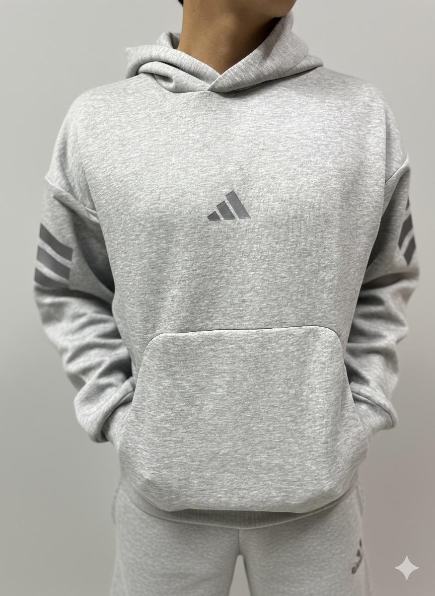 Sudadera con Gorro Future Icons 3 Franjas - Image 5