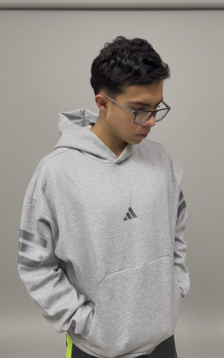 Sudadera con Gorro Future Icons 3 Franjas