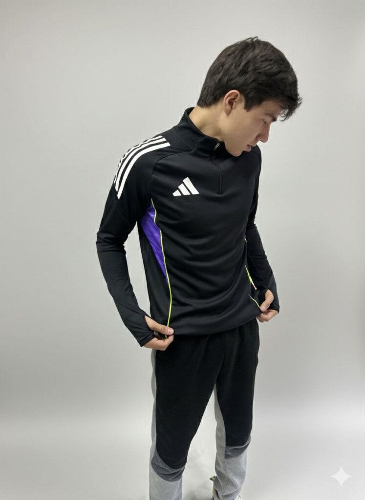 Sudadera de Entrenamiento Adidas Pro - Black & Lucid Lemon