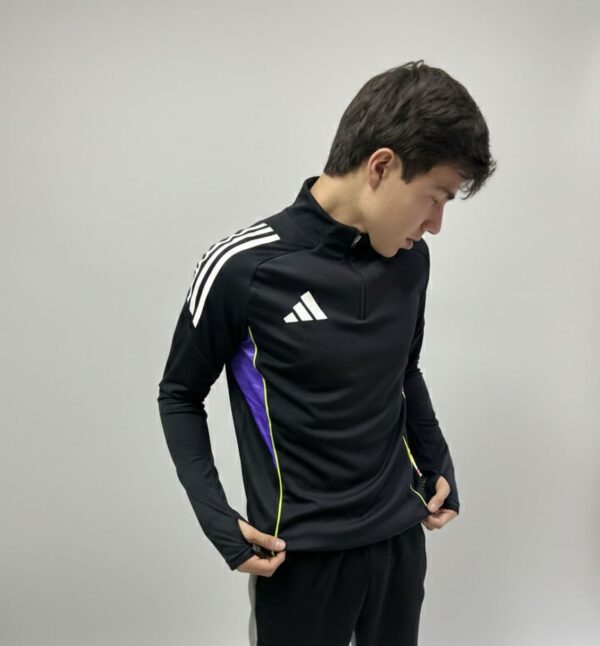 Sudadera de Entrenamiento Adidas Pro - Black & Lucid Lemon